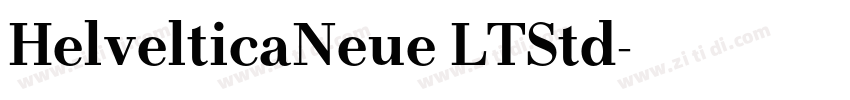 HelvelticaNeue LTStd字体转换